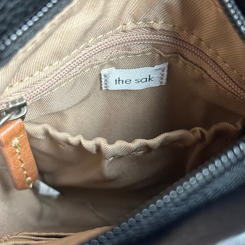 The Sak Black Leather Los Feliz Mini Crossbody Bag - Picture 6 of 7
